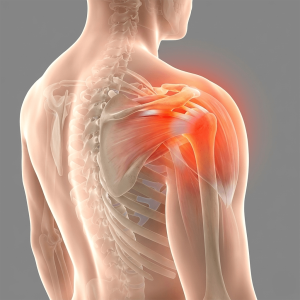 Shoulder pain Illustration